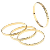 4pcs Ethiopian Bangle Dubai Bride Wedding African Arab Jewelry
