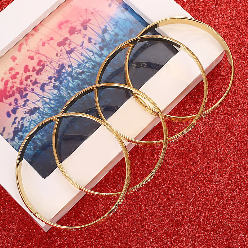 Ethiopian Bangle Women Dubai Bride Wedding African Arab Bracelet Jewelry