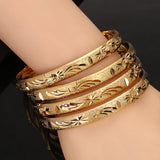 Ethiopian Bangle Women Dubai Bride Wedding African Arab Bracelet Jewelry