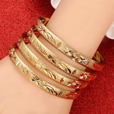 Ethiopian Bangle Women Dubai Bride Wedding African Arab Bracelet Jewelry