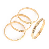 4pcs Ethiopian Bangles Dubai Bangles for African Women Jewelry