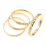 4pcs Ethiopian Jewelry Bangles Dubai Jewelry Bangles for African Bangles
