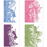 4pcs Fairy Lace Edge Metal Cutting Dies for DIY Scrapbook Cards Making