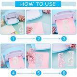 4pcs Fairy Lace Edge Metal Cutting Dies for DIY Scrapbook Cards Making