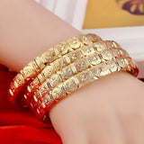 4pcs Bangle Jewelry for Women, Ethiopian Bangles in Dubai Style