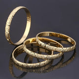 4pcs Bangle Jewelry for Women, Ethiopian Bangles in Dubai Style