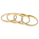 4pcs Bangle Jewelry for Women, Ethiopian Bangles in Dubai Style