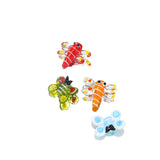 4pcs Cartoon Dragonfly Butterfly Glass Beads DIY Jewelry Material