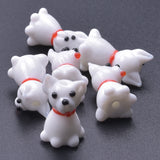 4pcs Glass Animal Beads for Jewelry Making Lampwork Piercing Beads