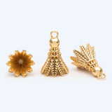 4pcs Badminton Charm Earring Jewelry Making Diy Material Supplies