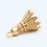 4pcs Badminton Charm Earring Jewelry Making Diy Material Supplies
