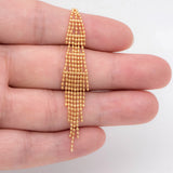 4pcs Ball Chain Tassels 68mm Long, Earring Tassels