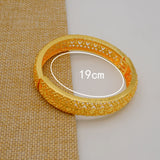 4pcs Ethiopian Dubai Bangles For Women Wedding Jewelry