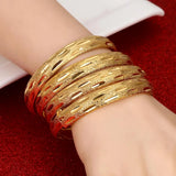 4pcs Copper Bangles for Women African Ethiopian Jewelry