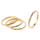 4pcs Dubai South African Sweden Women Bangle Jewelry