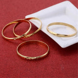 4pcs Dubai South African Sweden Women Bangle Jewelry