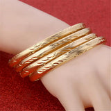 4pcs Dubai South African Sweden Women Bangle Jewelry
