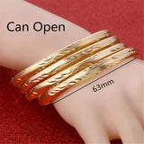 4pcs Dubai South African Sweden Women Bangle Jewelry