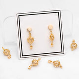 4pcs Hot Air Balloon Charms with CZ, Jewelry Making Diy Supplies