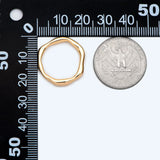 4pcs Irregular Layering Signet Wave Ring Set