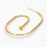 Minimalist Earring Hook with Pearl Peg Mounts