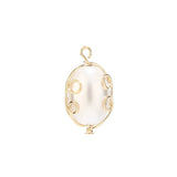 4pcs Plated Brass Wire Ball Charms For DIY Earrings