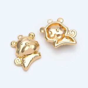 4pcs Tiger Charm Pendant DIY Jewelry Making Accessories