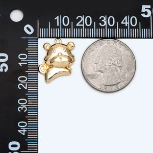4pcs Tiger Charm Pendant DIY Jewelry Making Accessories