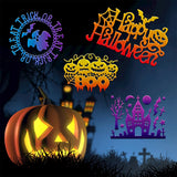 4pcs Halloween Metal Cutting Dies for DIY Scrapbooking Greeting Cards Album
