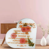 4pcs Heart Resin Mold for Epoxy Resin Memorial Condolence Coaster Molds