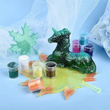 4pcs Hexagon Glitter Bling Filling Resin Craft Jewelry Tools