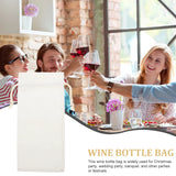 4pcs Khaki Linen Drawstring Gift Bags for Jewelry Wedding Party