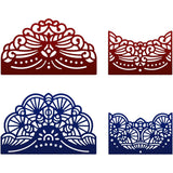 4pcs Lace Border Metal Cutting Dies for DIY Scrapbook Photo Album Crafts