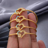 4pcs 24k Bangle Baby Child Boys Girls Dubai Bride Wedding Ethiopian Bracelet