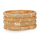 4pcs/Lot Baby Bangles For Child Kids Dubai Circle Bracelet Jewelry