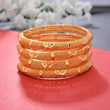 4pcs/Lot Baby Bangles For Child Kids Dubai Circle Bracelet Jewelry
