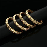 4pcs Women's Dubai Circle Bangles, Middle Eastern African Bracelets