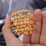 4pcs Dubai Baby Bangles Child Bracelet For Kids African Children Jewelry