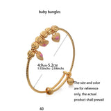 4pcs Dubai Baby Bangles Child Bracelet For Kids African Children Jewelry