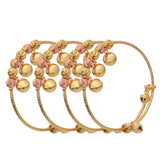 4pcs Dubai Bangles For Kids Ethiopian Bracelet African Jewelry