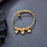 4pcs Dubai Girl Boy Birthday Gift Baby Copper Bracelet