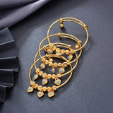 4pcs Dubai Girl Boy Birthday Gift Baby Copper Bracelet