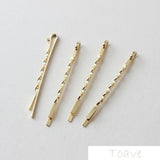 4pcs Electroplated Long Clip Linen Flower Hanger