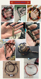 4pcs Antique Tibet Dzi Agates Beads 38-40mm For DIY Jewelry Making