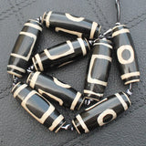 4pcs Antique Tibet Dzi Agates Beads 38-40mm For DIY Jewelry Making