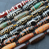 4pcs Red Antique Tibet Dzi Agates Beads 38-40mm For DIY Jewelry Making