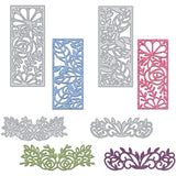 4pcs Plant Shape Metal Cutting Dies Stencil for DIY Scrapbook