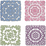 4pcs Metal Flower Frame Cutting Dies for DIY Scrapbooking Wedding Card