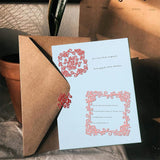 4pcs Metal Flower Frame Cutting Dies for DIY Scrapbooking Wedding Card
