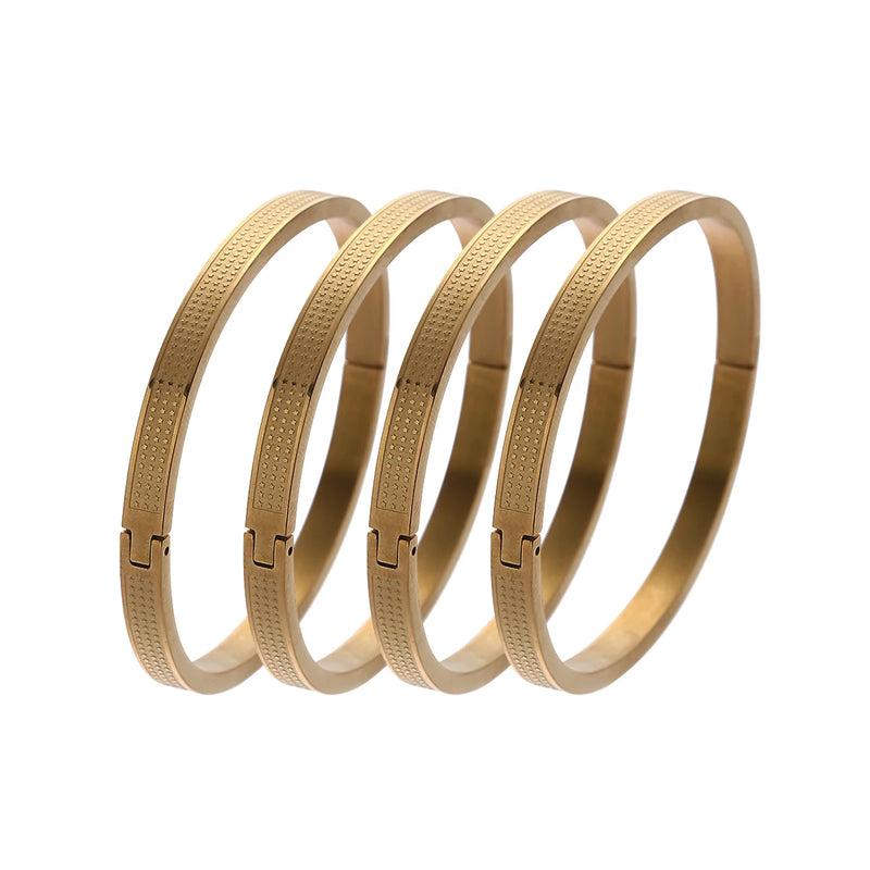 4pcs African Ethiopian Bracelets Dubai Bangles For Women